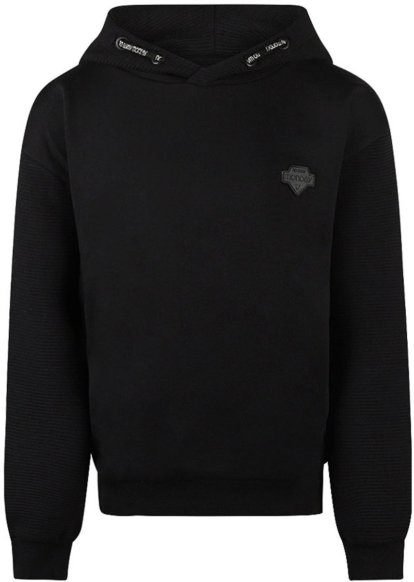 Hoody dropped shoulder Black