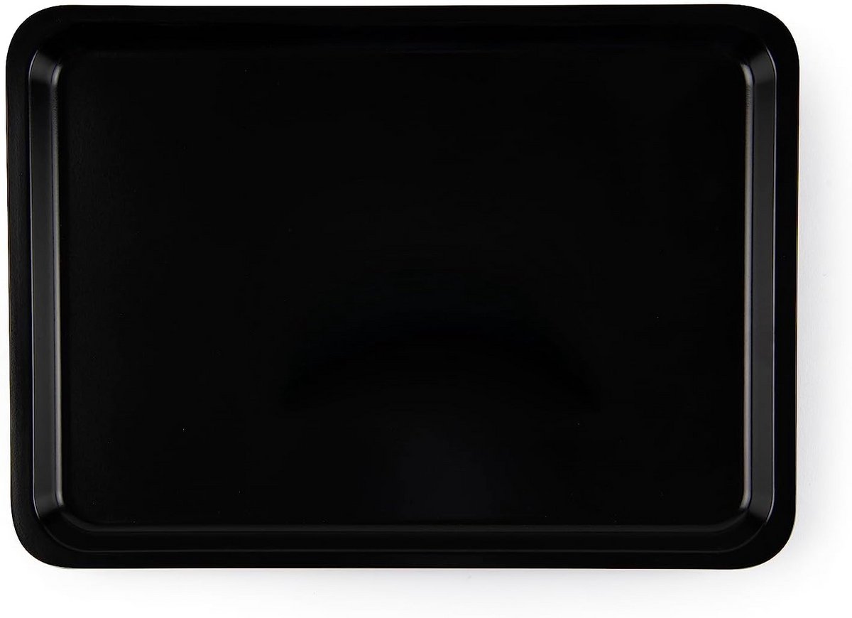 Rechthoekig Dienblad Zwart Melamine 30x20 cm