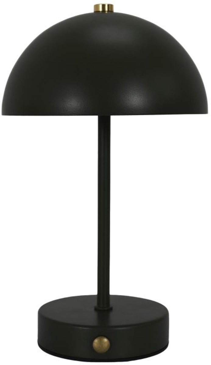 Nero Oplaadbare LED Tafellamp – Draadloze – Zwart – Touch Bediening – 3 Lichtstanden – H25.5 cm