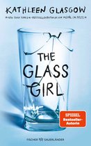 De cover van 'The Glass Girl' van Kathleen Glasgow. Een gebroken glas met de titel erop.