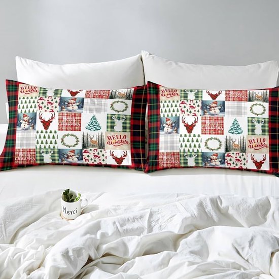 MLUNKQAIL Spitz kingsize dekbedovertrek grasland beddengoed zacht MLUNKQAIL Spitz kingsize dekbedovertrek grasland beddengoed zacht