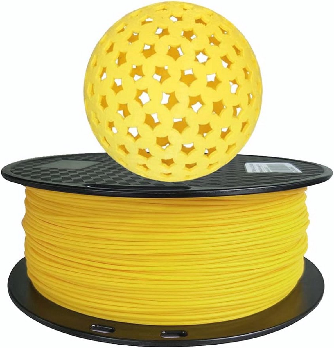 Geel PLA MAX Filament 1.75mm - 1KG 3D Printer Materiaal - Sterk en Taai - 2.0kg Spoel