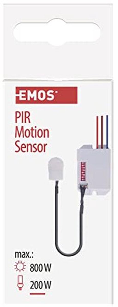 Bewegingsmelder met PIR-sensor voor Automatisering van Verlichting en Alarmen - Wit