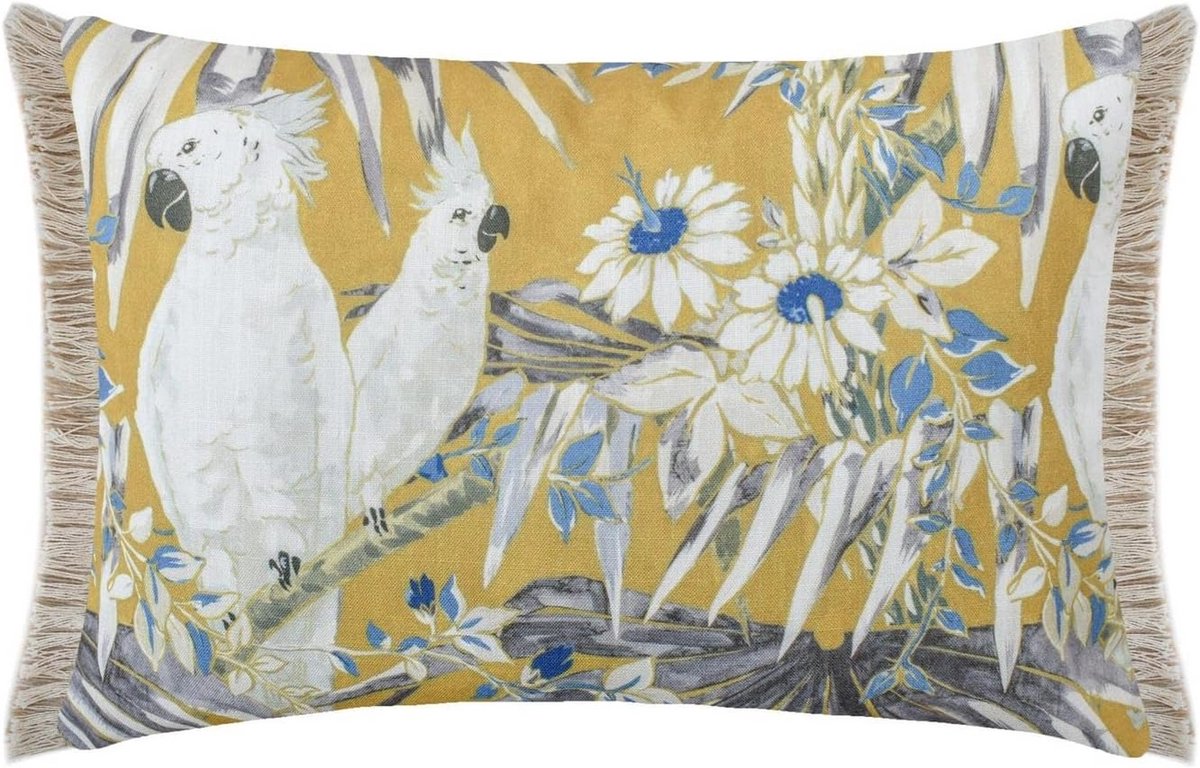 Geel Decoratief Lumbale Kussenhoes 30 x 45 cm voor Moderne Woninginrichting