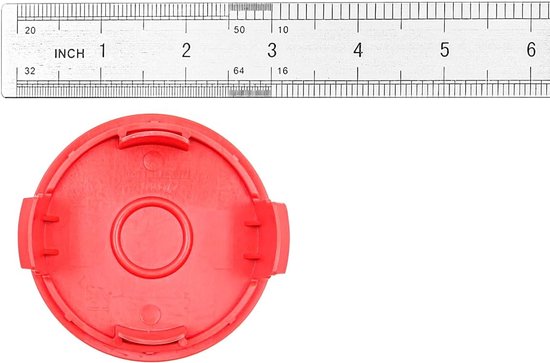2PCS Vervangende Spoelcover - Geschikt voor BOSCH Molen - Cap 1600A00X61/1600A00DU0 - Spoelkap Rood — afbeelding 3
