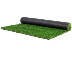 VEVOR kunstgras 1220x1830 mm gazontapijt verkocht per meter PP+PE materialen kunstgrastapijt 35 mm poolhoogte dichtheid van 17.000 steken met drainagegaten Ideaal voor buitentuinen, binnenplaatsen