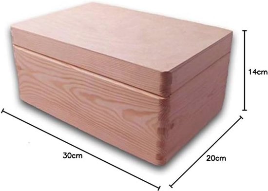 Houten Opbergkisten met deksel kopen? ✔️ Vergelijk & bespaar