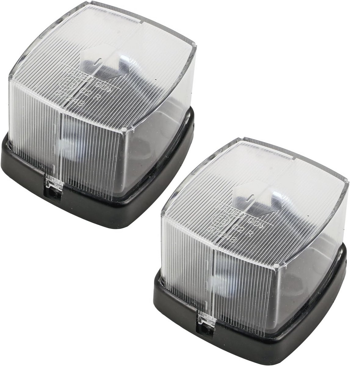 Positielamp voor caravan en aanhangwagen met bevestigingsmateriaal