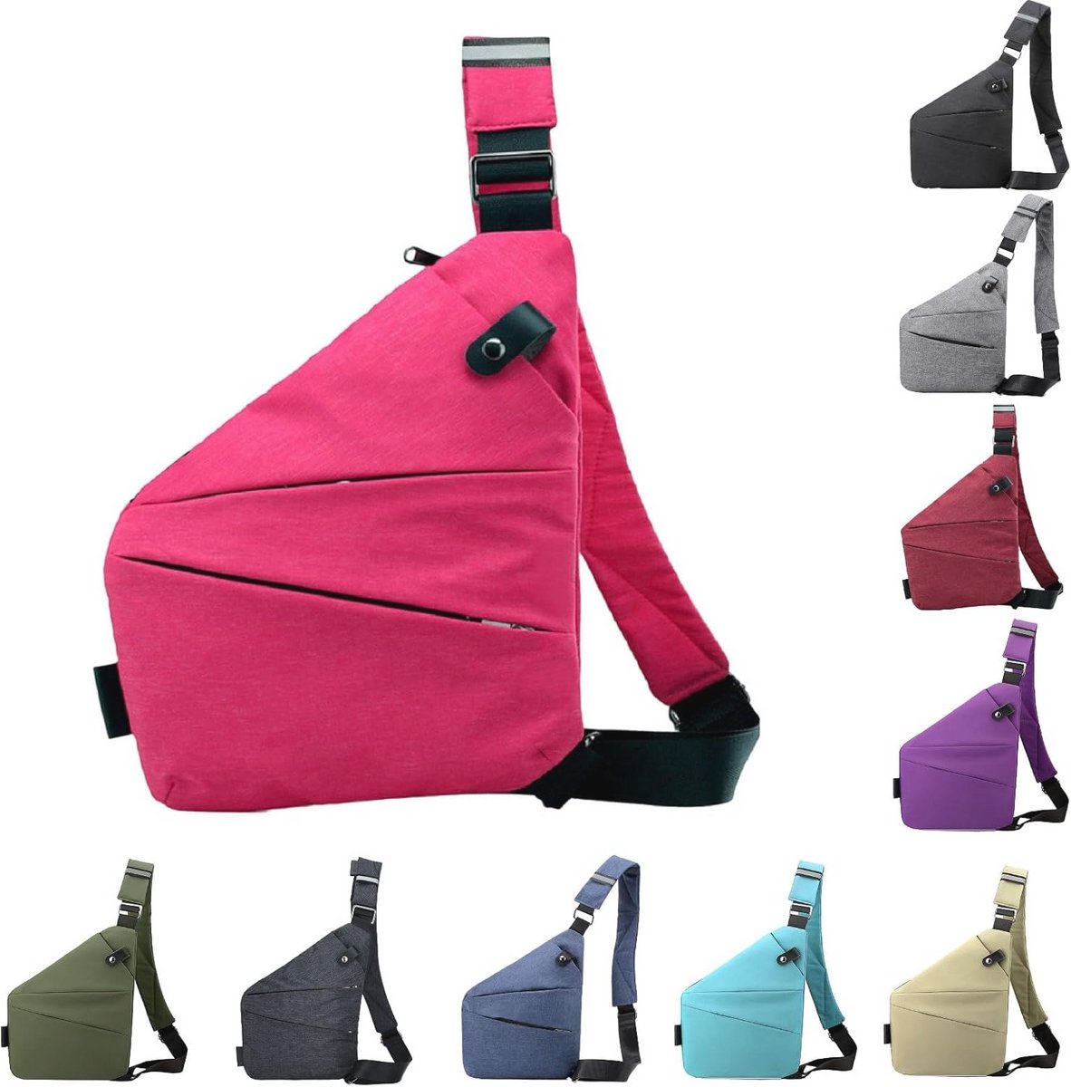 Diefstalbestendige schoudertas voor dames - Veilige tas voor reizen en dagelijks gebruik