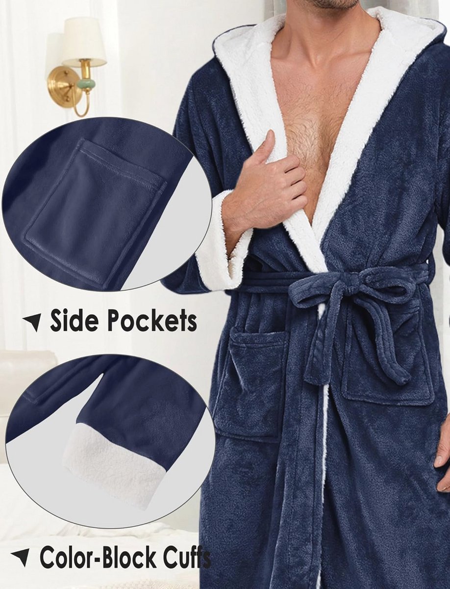 Lange satijnen kimono voor dames met bloemenmotief - Perfecte badjas voor bruiloften en pyjama feesten