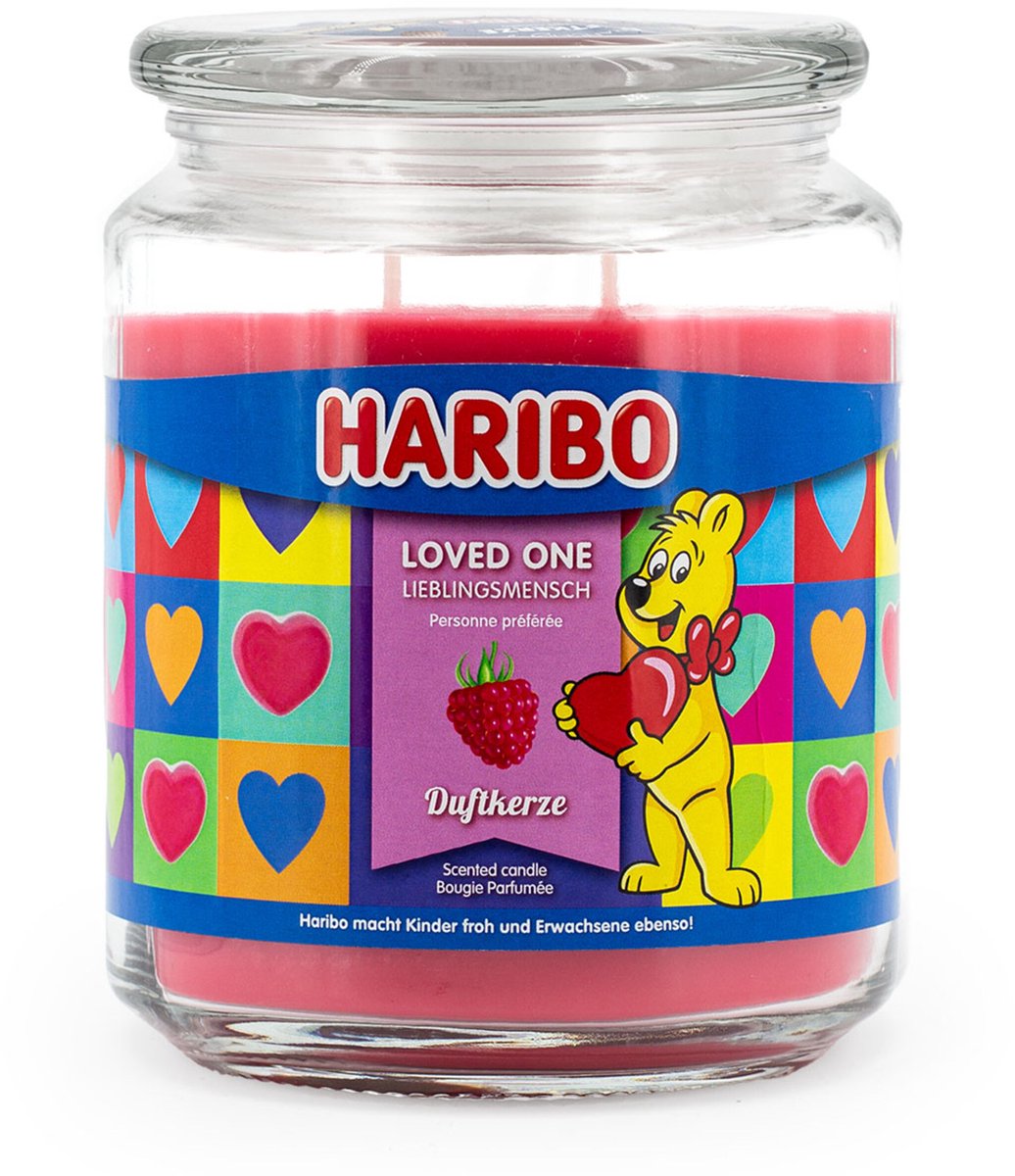 Haribo Geurkaars - met geur Geliefde rood