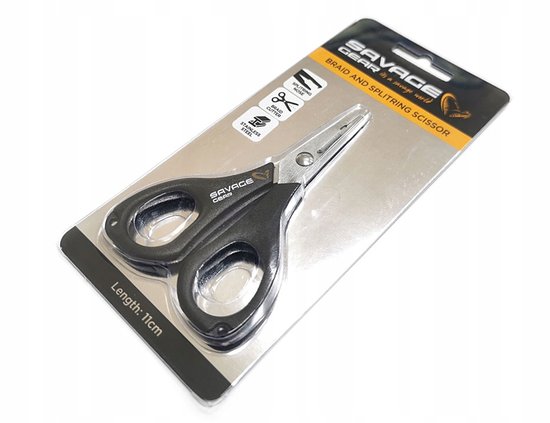 Savage Gear Vlecht- en splitringschaar 11 cm - Visaccessoires van Savage Gear — afbeelding 2