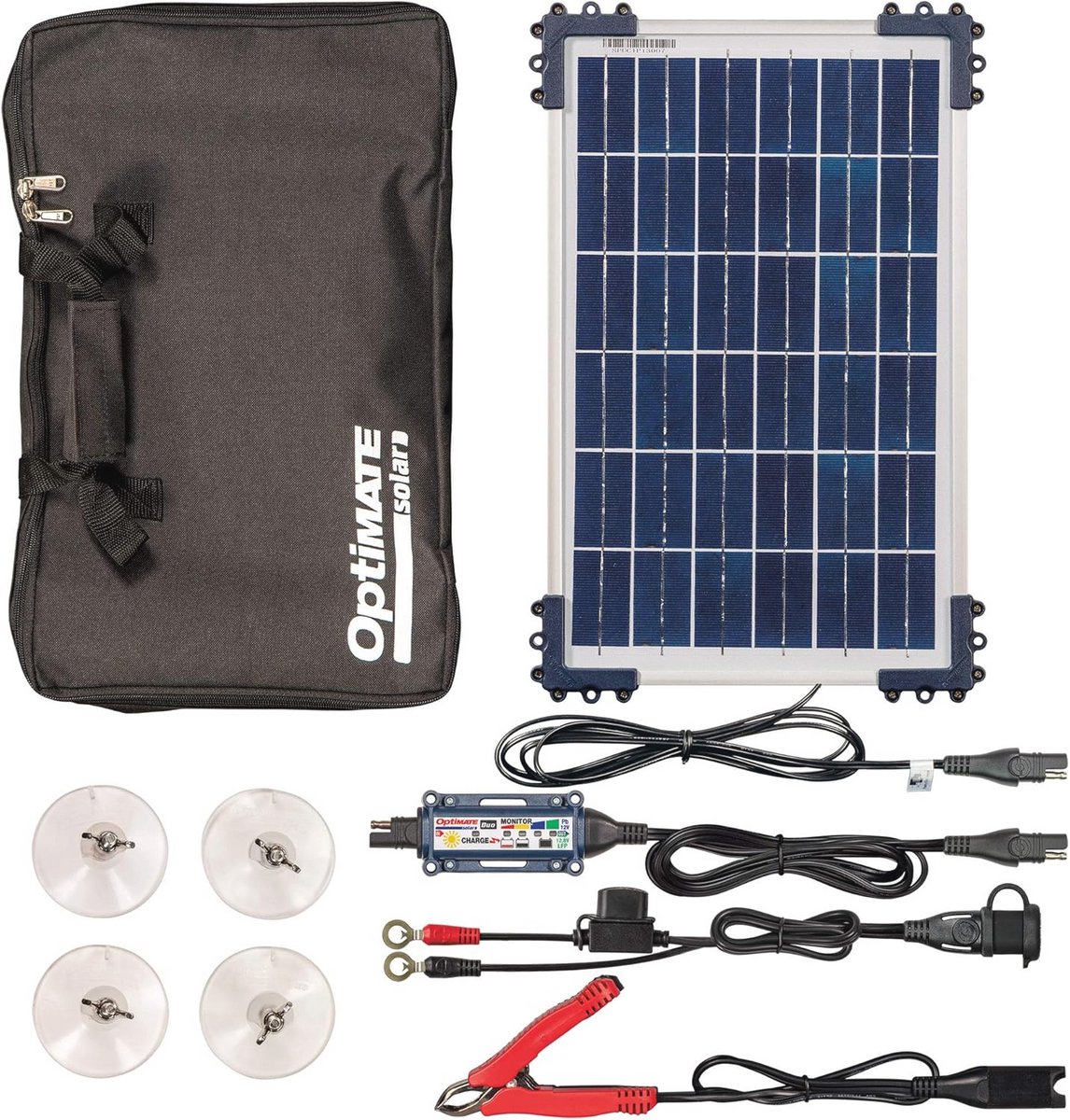 10W Solar Accu Oplader - 12V / 12.8V Gesloten Lader & Druppellader