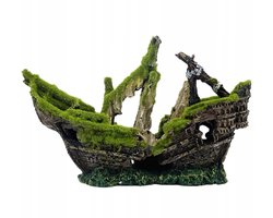 Scheepswrak Decoratie Aquarium 25cm - Realistisch en Veilig