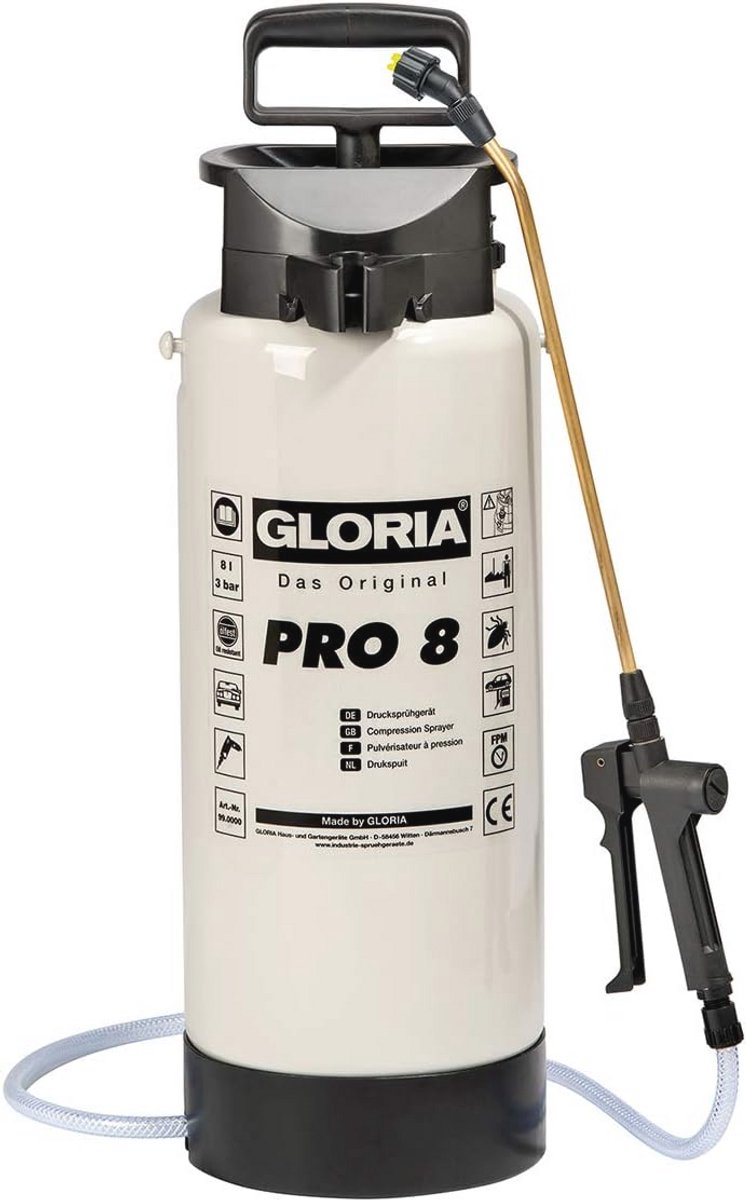 Professionele Drukspuit 8 Liter voor Bouwchemie