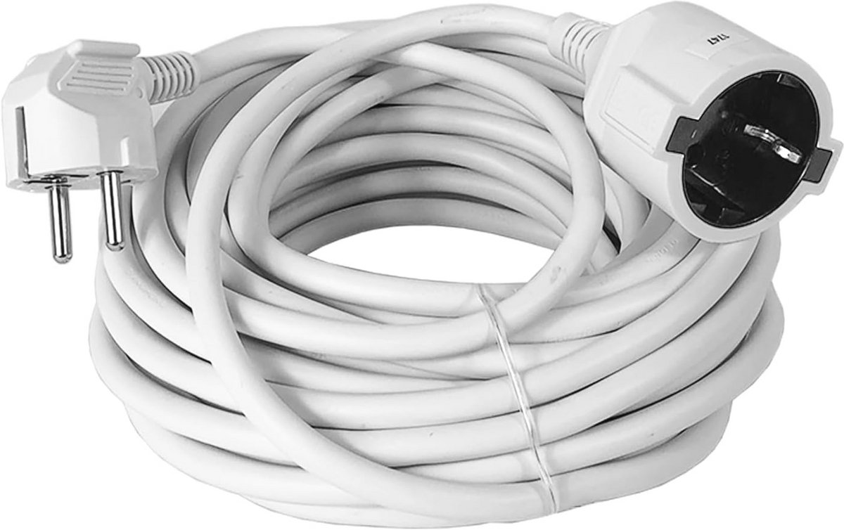 10 meter schuko verlengsnoer met kinderveiligheid