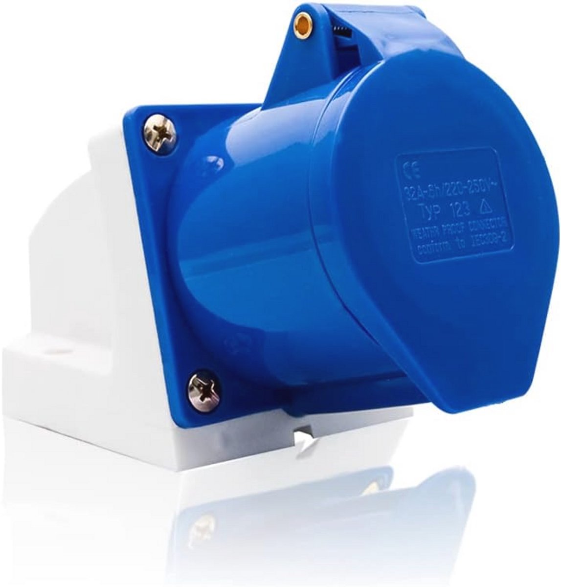 3-polige industriële veldstekker IP44 16A/32A 240V