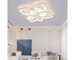 Moderne Dimbare LED Plafondlamp met Afstandsbediening - Decoratieve Verlichting voor Woonkamer, Slaapkamer en Keuken
