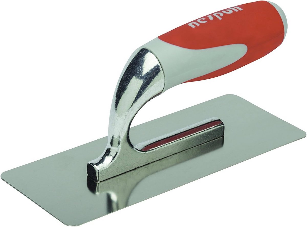 Ronde roestvrijstalen troffel 8 x 20 cm