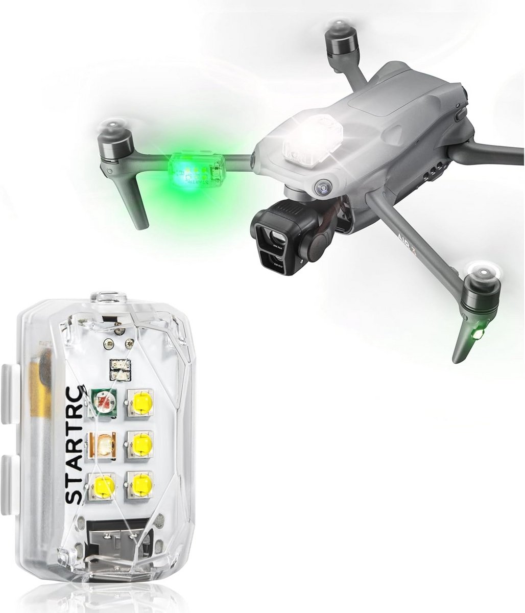 Oplaadbaar Stroboscooplicht voor Drones - Flitslamp voor Nachtvliegen en Anti-botsing