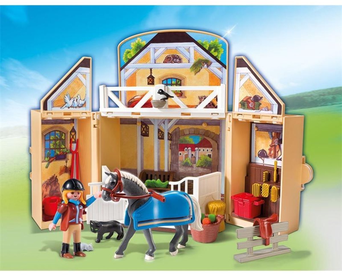 Speelbox "Paardenstal" / Coffre  "Ecurie" — afbeelding 2