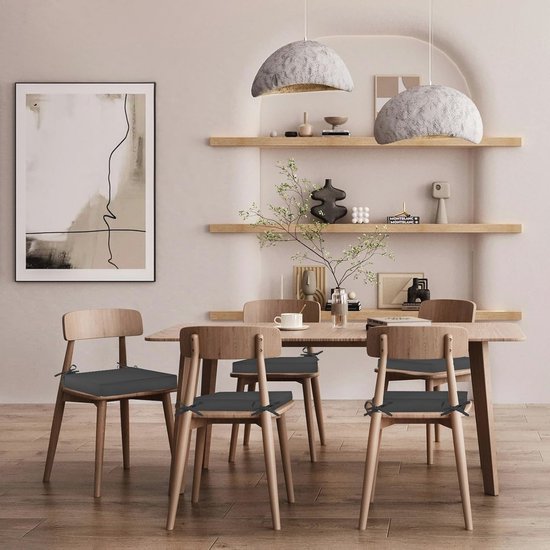 Hoge Rug Tufted Patio Stoel Kussen Set Lente/Zomer Seizoensgebonden Indoor & Outdoor Schommelstoel Kussen Dubbel Zitkussen met Ties voor Vervanging Weerbestendig & Comfortabel