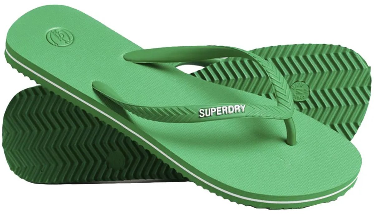 Superdry Vintage Classic Slippers Vrouw Groen