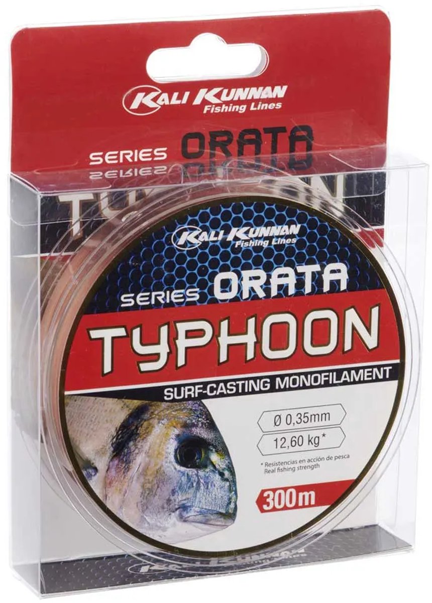 Kali Kunnan Typhoon Orata Monofilament 300 M Grijs 0.500 mm