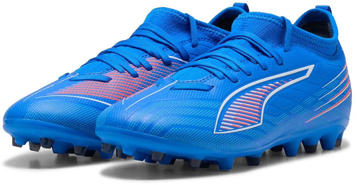Puma Ultra 6 Match Mg Voetbalschoenen Voor Kinderen Blauw EU 36