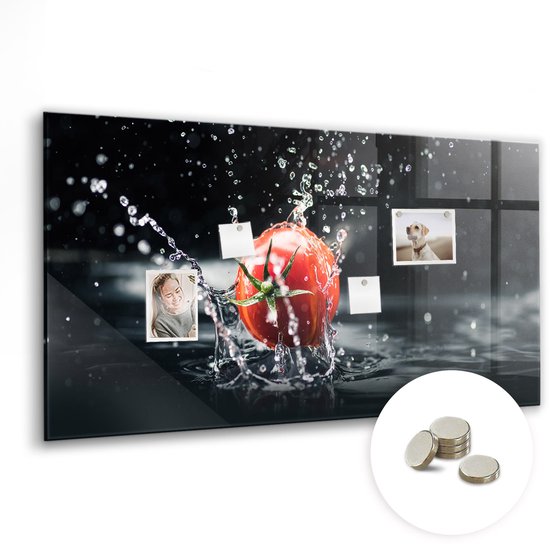 STALFORM 3x Léger Metal Tableau Magnétique Mural Blanc 62,5x20 cm