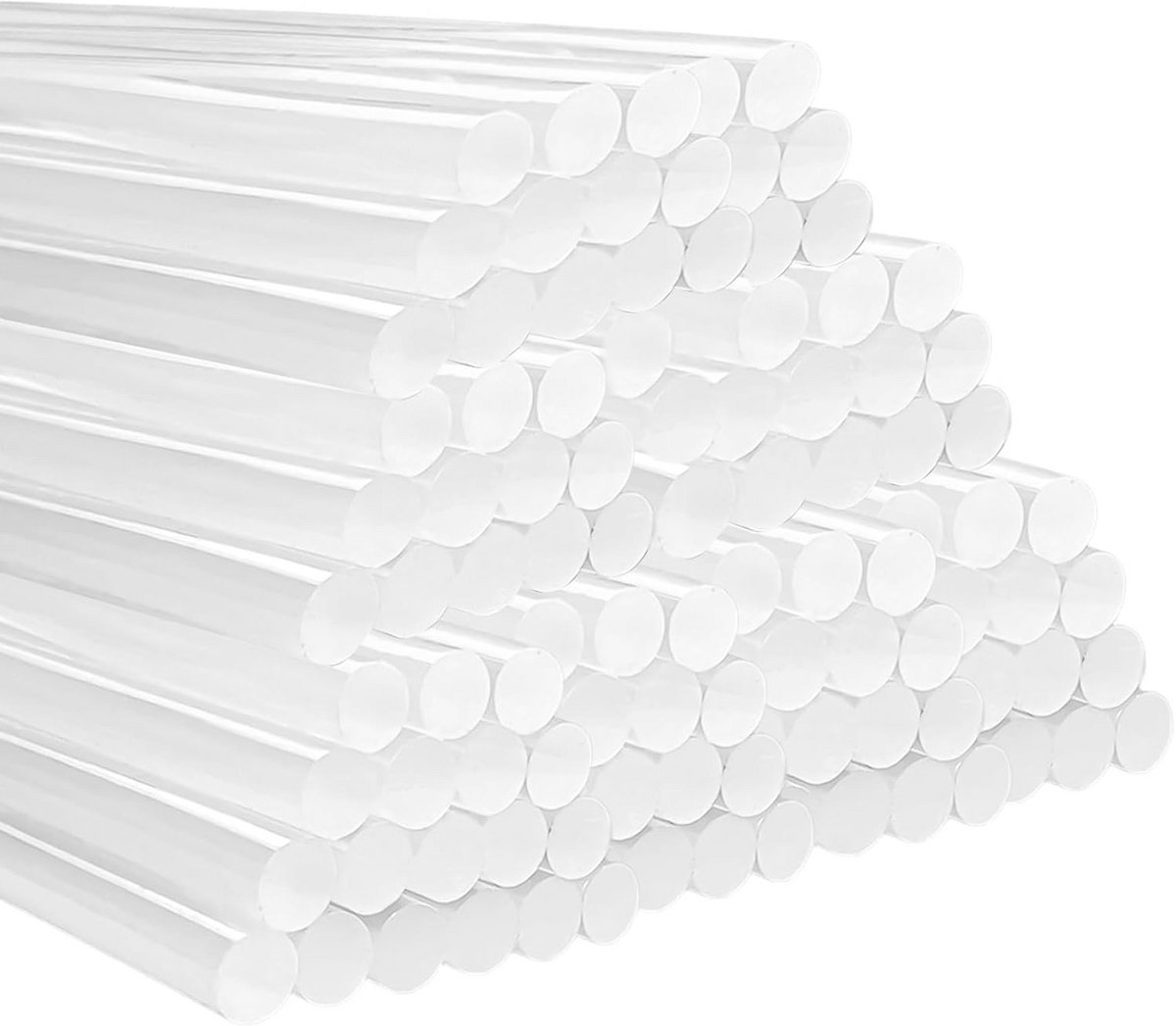 100x Transparante Hete Lijmpatronen 11mm x 200mm voor Lijmpistool & Doe-Het-Zelf
