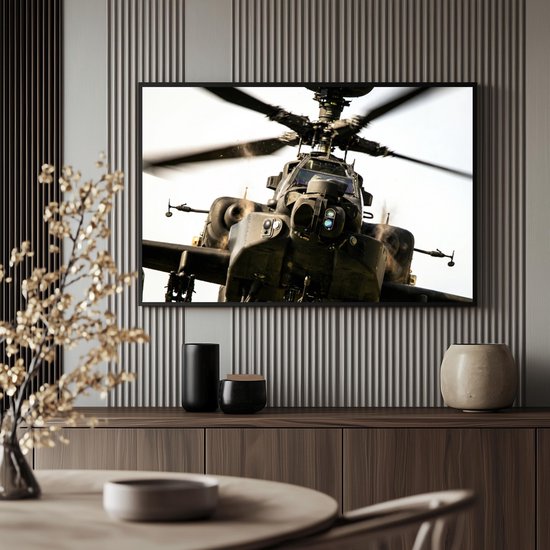 Hélicoptère de l'armée Poster | Avion | Photo d'action | 51x71cm | Décoration murale | Affiche murale | AFFA | Convient pour l'encadrement