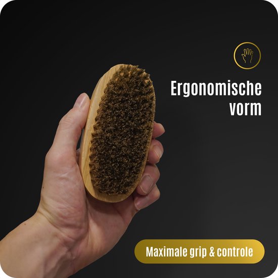 BAØRD Houten Baardborstel – Baardverzorging – Baardstijler Care – Beard Brush Cadeau Mannen – Voor Baardolie En Baardbalsem Cadeautjes – Baard Borstel Geschenk Heren - Vader Kados Man - Verjaardag Kado Top 10 - Cadeautje Voor Hem