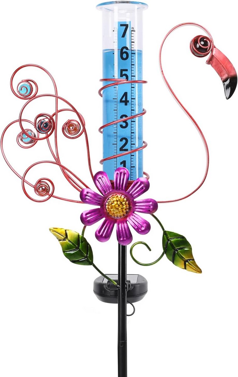 Kleurrijke Regenmeter voor Buiten - Tuin Weersinstrument