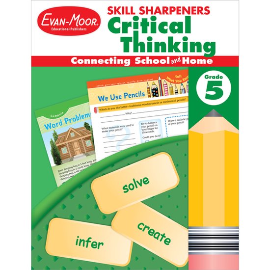 Skill Sharpeners Critical Thinking, Grade 5 - cover