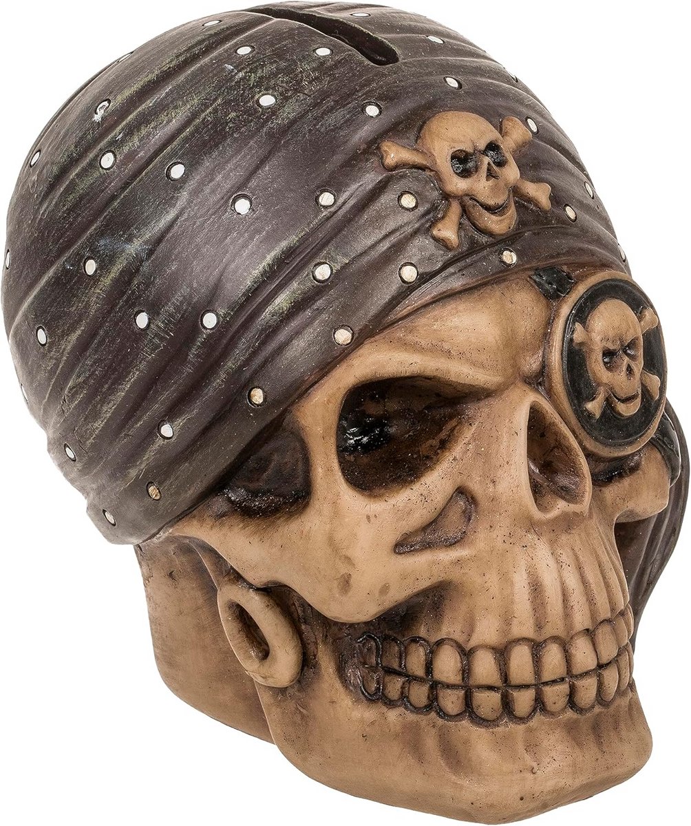 Stijlvolle Skull Spaarpot - Perfecte Opberging voor Geld en Decoratie