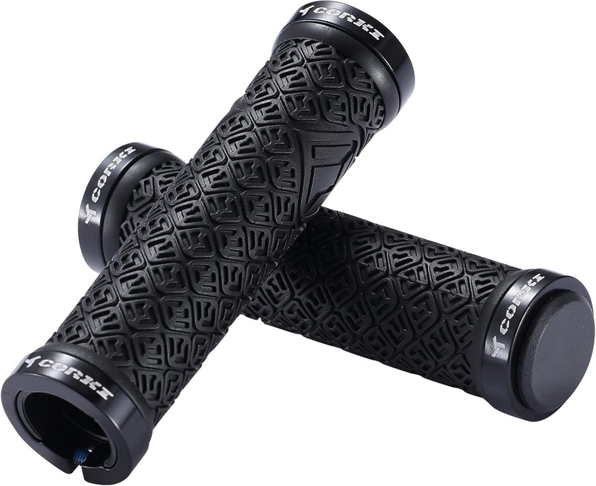 Antislip Fietsstuurgrepen met Stevige Aluminium Sluiting voor Mountainbike en Racefiets