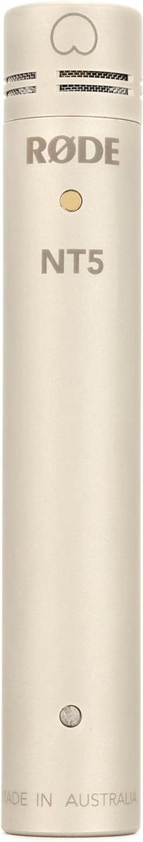 RØDE NT5 ½" Small-Diaphragm Condensator Microfoon voor Muziekproductie en Instrumenten, Omnidirectioneel