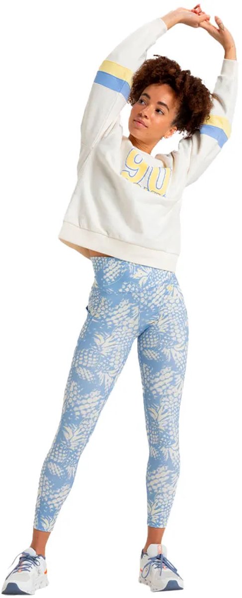 Roxy Heart Into It Ankle Pt Leggings XS Vrouw Grapemist Pineapple Punch