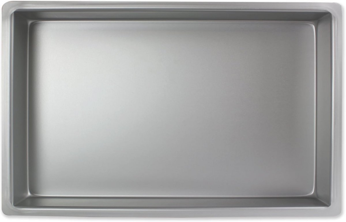 Langwerpige aluminium bakvorm 177 x 279 mm voor taarten en desserts