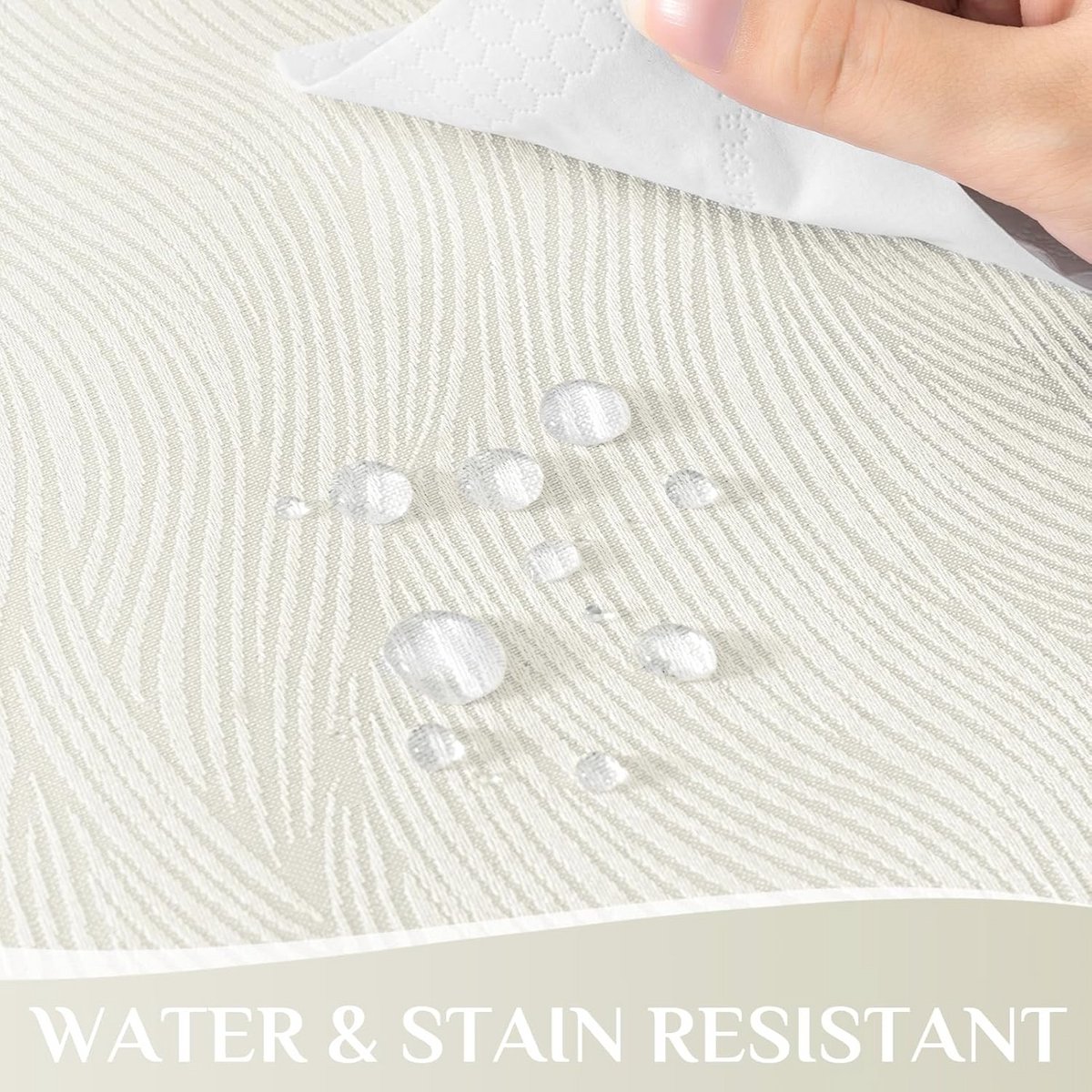 Rond tafelkleed 140 cm voor buiten - waterafstotend, afwasbaar, modern design