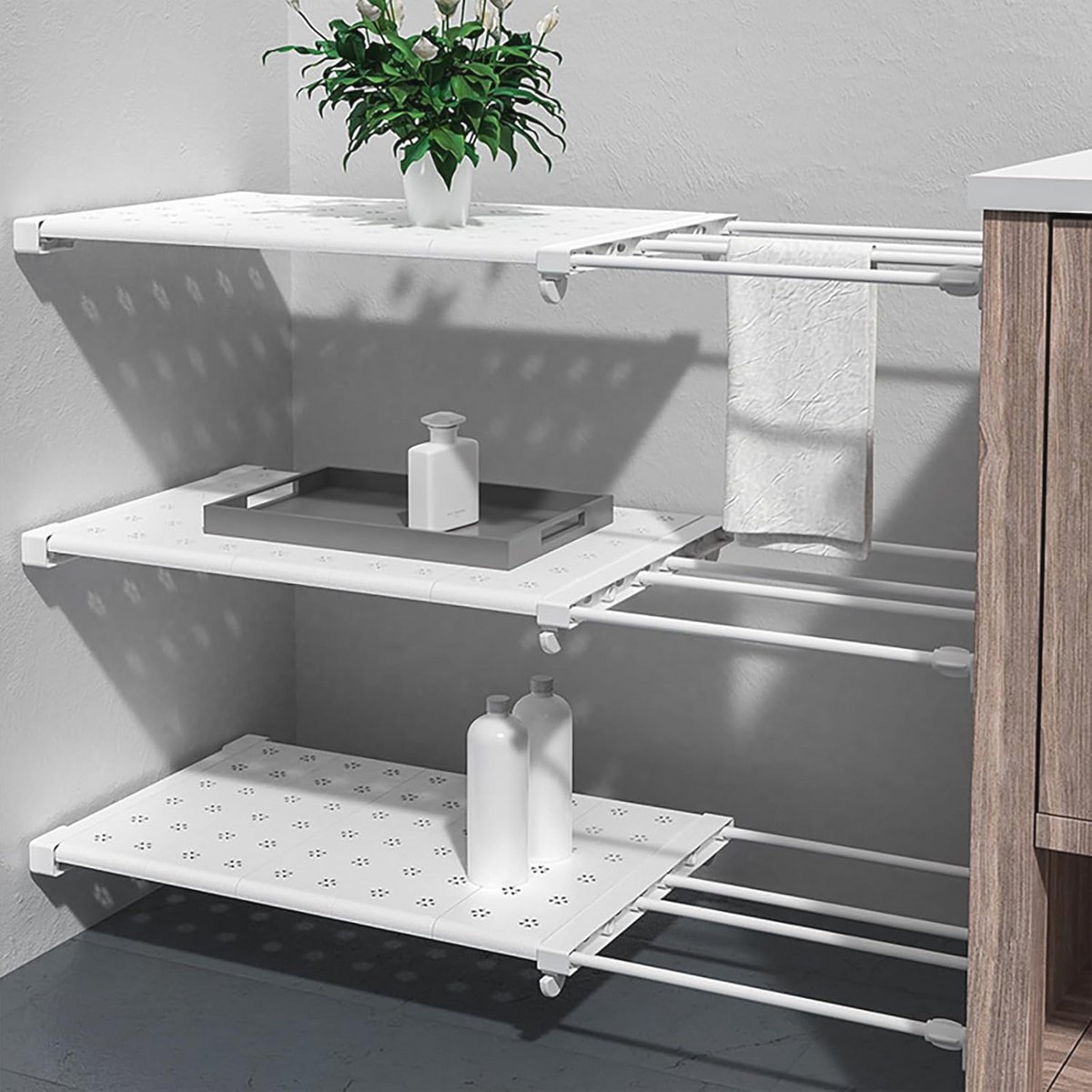 Verstelbare kastplanken - Uitbreidbare legplanken voor optimale ruimteorganisatie