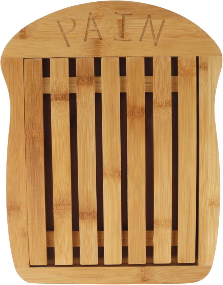 Bamboe Snijplank met Kruimelcompartiment - 34.5 cm x 26 cm