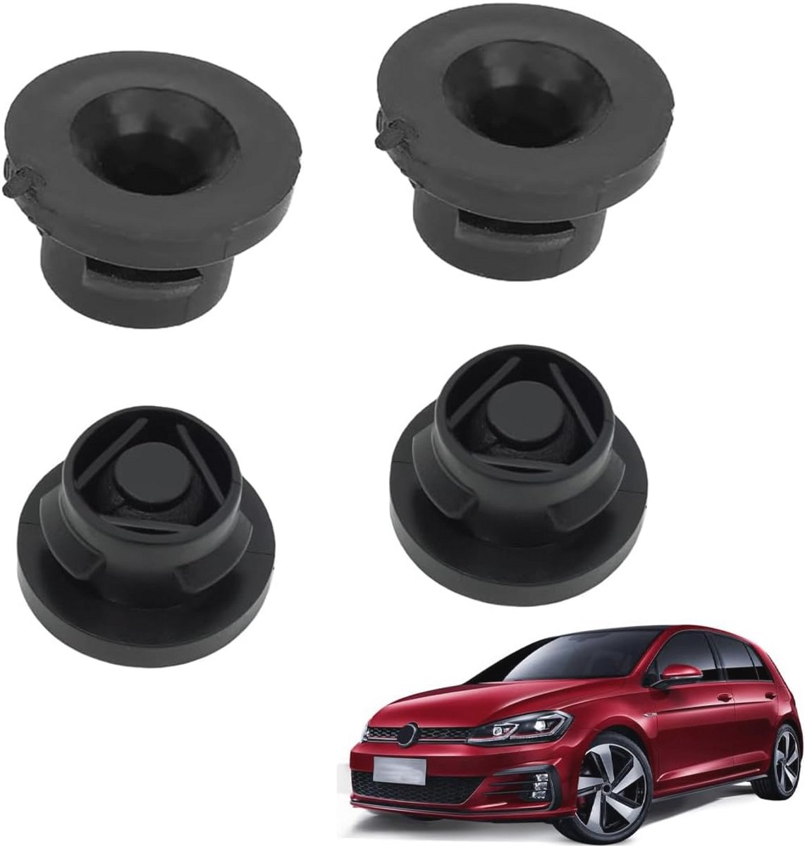4 Stuks Auto Luchtfilterhouders - Rubber Inzettuit Luchtfilter