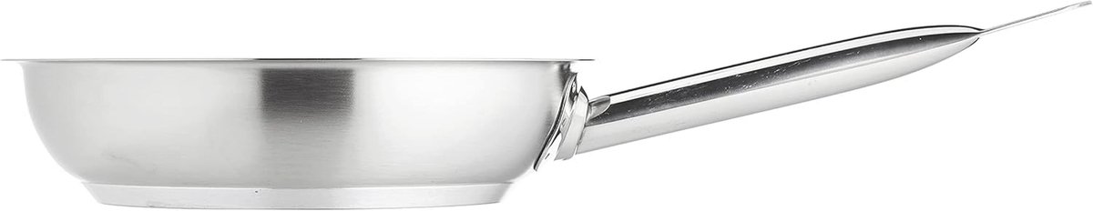 Roestvrijstalen Pan met Buisgreep 24 cm voor Professioneel Koken