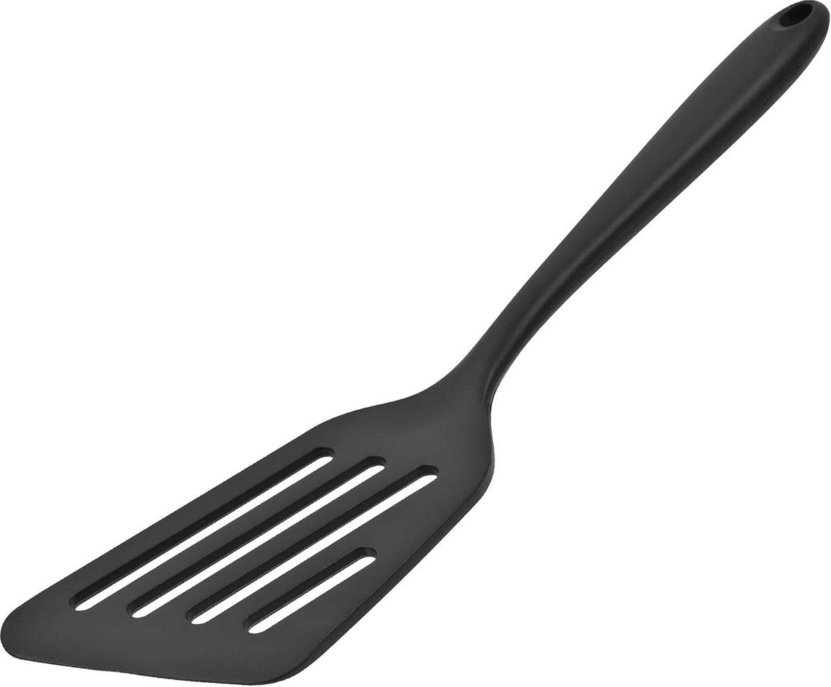 Hittebestendige Siliconen Spatel 35 cm - Sleufspatel voor Koken, Bakken en Braden