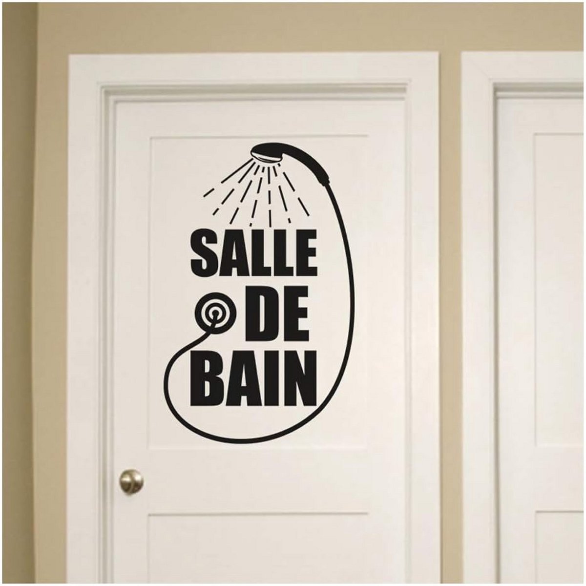 Waterdichte Muurstickers Badkamer & Toilet - Decoratieve Wanddecoratie