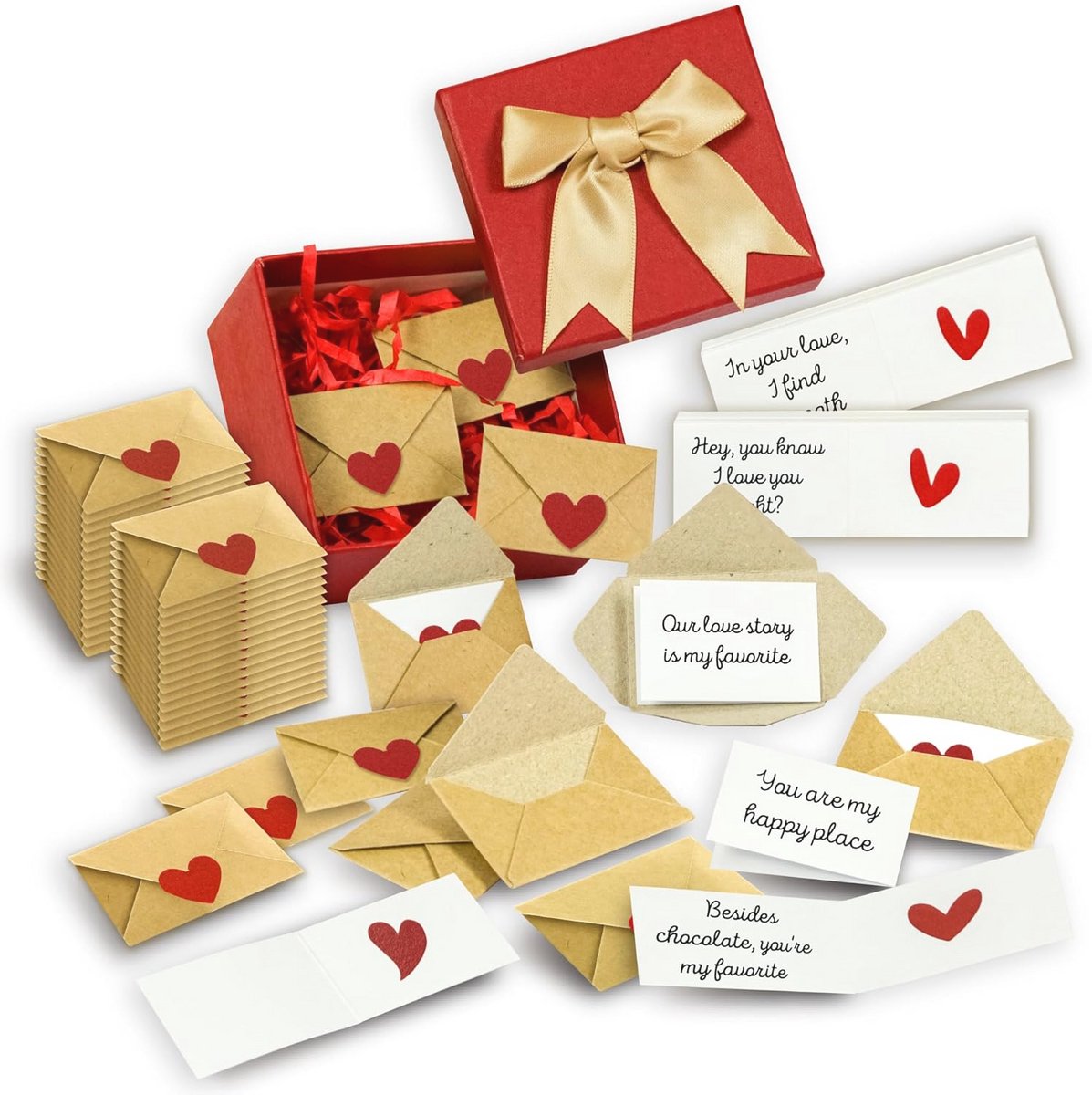 60 Liefdesbrieven voor hem en voor haar, leuke geschenken voor Valentijn en verjaardag