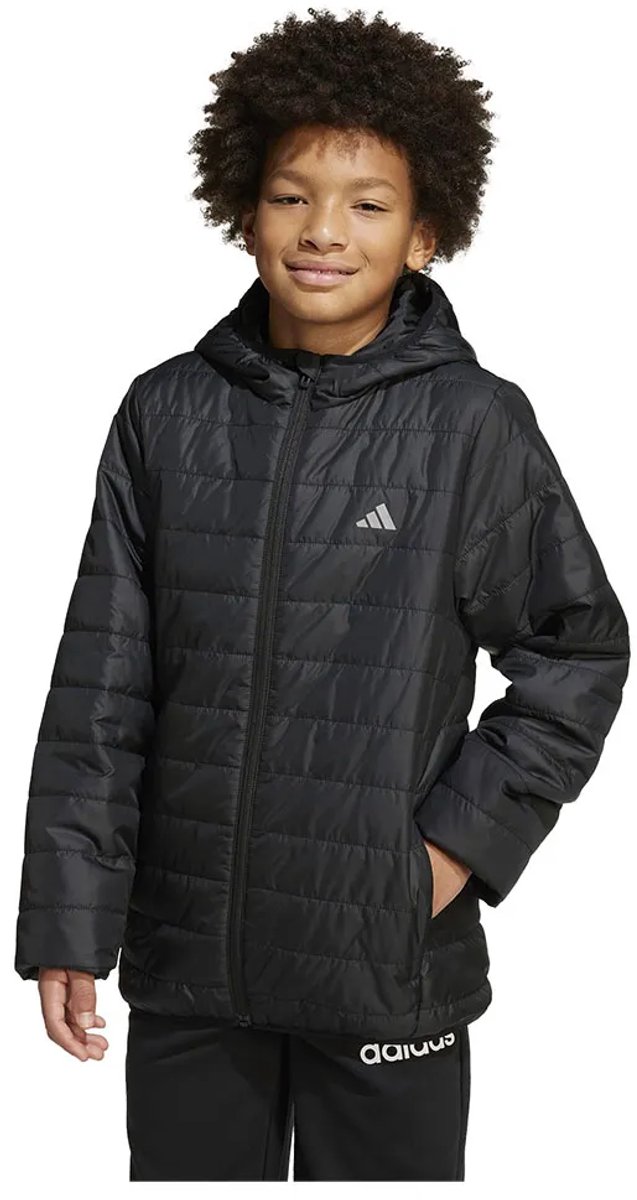 Adidas Essentials Light Padded Jas 11-12 Years Kinderen Zilver