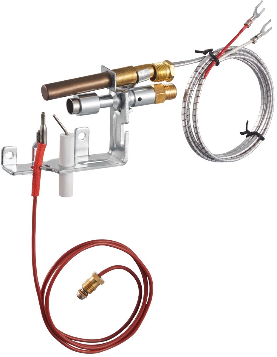 Aardgas waakvlambrander voor gashaard - Pilotbrander/ontsteker - Compatibel met OE 103779-01, PP231, NG8218 - Voor CIVF-25/25CF, VFH-33M/33R/33T, VFHS-20R, VFSR-16/18